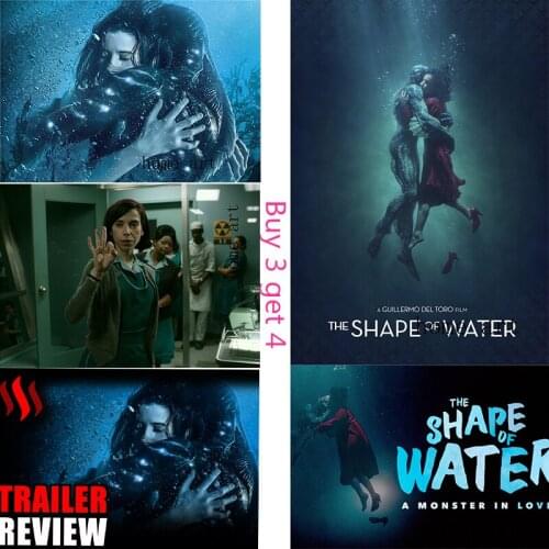 The shape of water Poster Clear Image Wall Stickers Home Decoration Good Quality Prints White Coated Pape