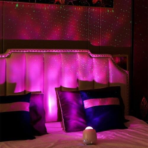 LED Star Projector USB Rainbow Light Home Decoration Gift Party Atmosphere Table Lamp Holiday Gift Fantasy Starry Sky