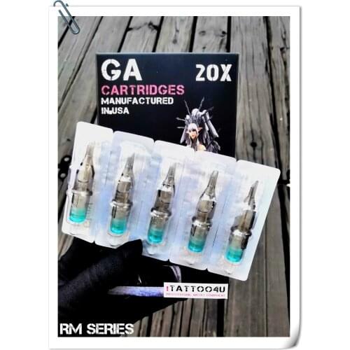 10pcs Tattoo Cartridge Needles Disposable Semi-Permanent Makeup Eyebrow Tattoo Pen Machine Supply 5RM/7RM/9RM/11RM/13RM/15RM