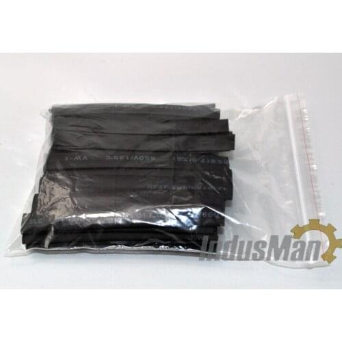 90PCS heat shrink tubeing - measured 6.0 mm in diameter length 100mm