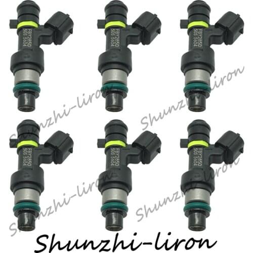 6pcs Fuel Injectors FBY2850 16600-EN200 for Nissan Bluebird Sylphy G11 Teana 2.0 Tiida