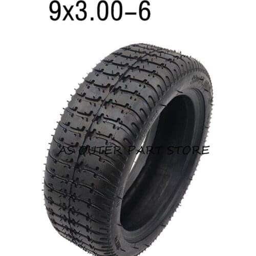 9x3.00-6 Vacuum Tires 9*3.00-6 Tubeless Tyres 9 Inch Road Tires for Electric Scooter 6 Inch Wheel Hub Motor Use Tyres