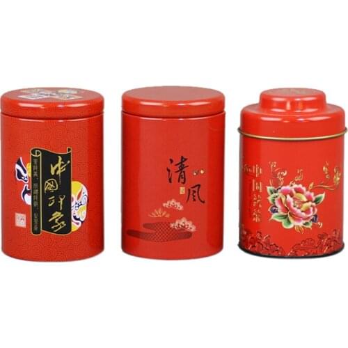 Xin Jia Yi Packaging Custom Candy Tea Packaging Box Round Tinplate Storage Small Mini Tin Can
