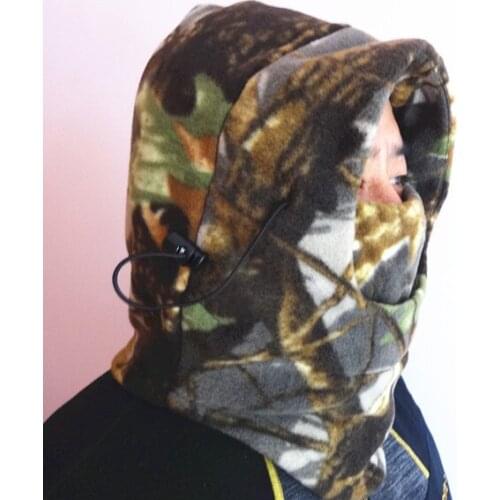 Winter Hunting cap fishing cap camo Hiking Cap Neck warm Windshield outdoor sports bib cold padded Cycling headgear mask hat
