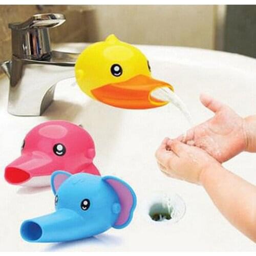 1PC Bathroom cute faucet childrens hand washing childrens accessories cute cartoon faucet extender