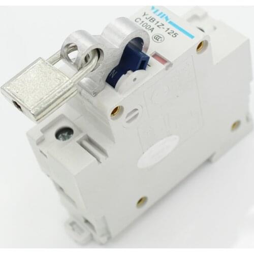 1000pcs/lot Miniature Circuit Breaker Lock Aluminium MCB lock dogs, Toggle lock, MINI safety circuit breaker lock, E-lock