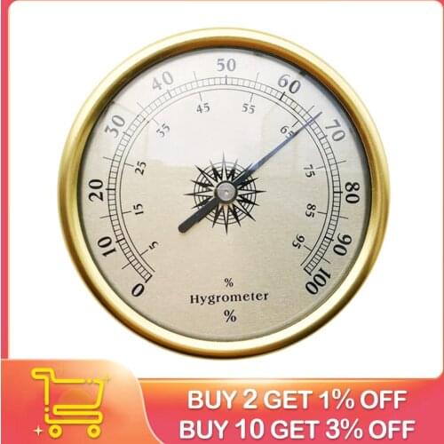 2 in 1 Pointer Hygrometer Thermometer Mini Mechanical High Precision Humidity Temperature Meter Guage Moisture Measurement