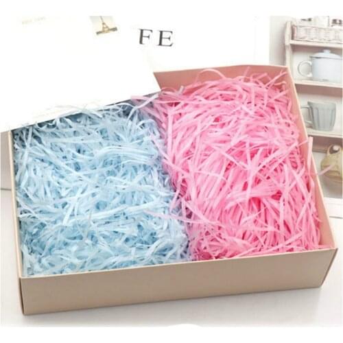 20g Per Bag Colorful Shredded Crinkle Paper Raffia Candy Boxes DIY Gift Box Filling Material Tissue Party Gift Packaging Filler