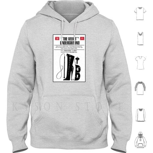 The Velvet Underground Poster Hoodies Long Sleeve Velvet Underground Book