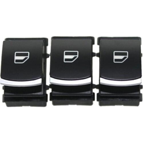 Hot Sale 50% Electric Car Window Lifter Control Switch for Jetta Passat CC Golf 6 MK6 Auto Replacement Parts