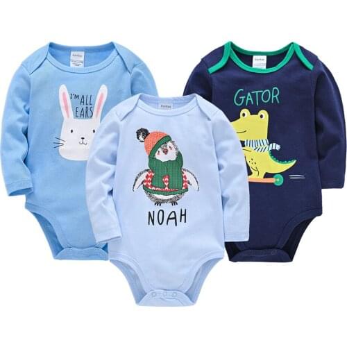 2021 Baby Rompers 3-pack infantil Jumpsuit Boy Girls clothes Summer High quality Striped newborn ropa bebe Clothing Costume