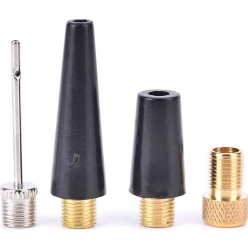 4pcs Ball Needle Nozzle Adapter Kit For Ball Football Bicycle Tire Inflate Pump Ball Needle Nozzle Adapter Kit