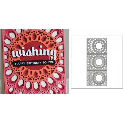 New Layered Fancy Doily Rectangle Frame 2020 Metal Cutting Dies for Scrapbooking and Card Making Decor Embossing Craft No Stamps