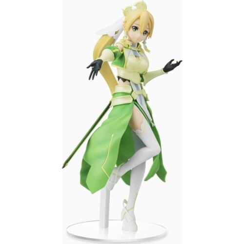 Original SEGA Sword Art Online Sao Kirigaya Suguha Leafa PVC Action Figure Model Kid Toys Anime Brinquedos Figurals