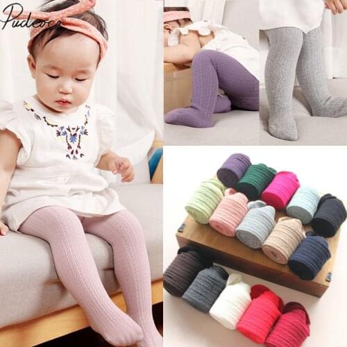 Autumn Winter Baby Toddler Newborn Girl Cotton Warm Tights 2020 Pantyhose Stretch Stockings Kid children Solid Candy Color