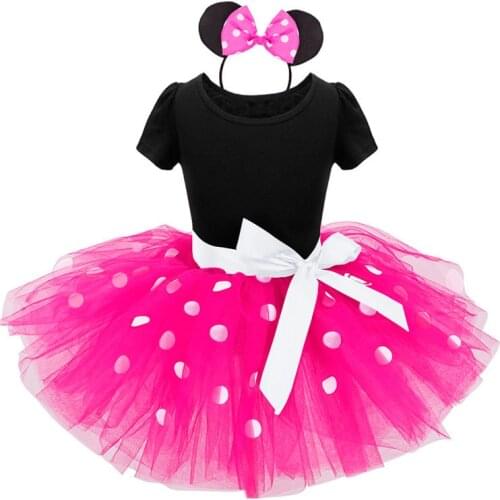 Childrens Clothing Toddler Girl Clothes Fancy Kids Dresses For Girls Ear Headband Carnival Costume Ballet Party Tutu Outfits