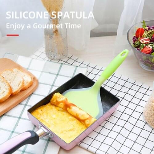 Silicone Spatula Beef Meat Egg Kitchen Scraper Wide Pizza Shovel Non-stick Turners Food Lifters Home Cooking Utensils