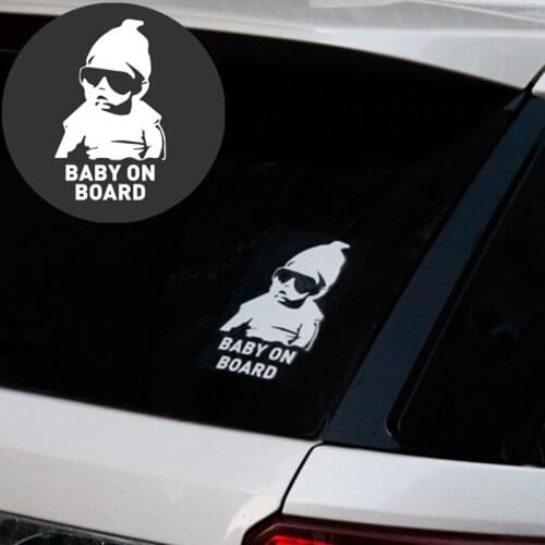 15*9CM Car styling BABY ON BOARD Car stickers for Ford Focus Kuga Fiesta Ecosport Mondeo Escape Explorer Edge Mustang Fusion