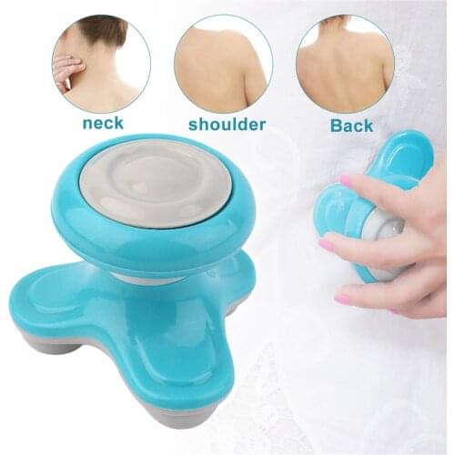 Mini Electric Handled Wave Vibrating Massager USB Battery Full Body Massage Ultra-compact Lightweight Convenient for Carrying
