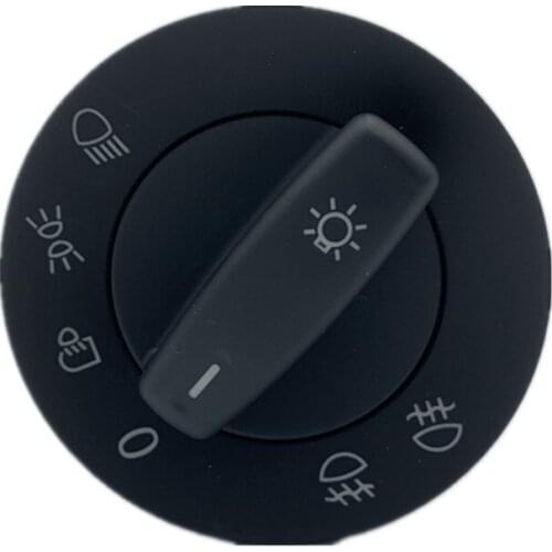High quality 1K0941431N Headlight Switch Lamp Knob Control Switch For VW Golf 5 6 Caddy JETTA TOURAN Passat B6 B7 CC