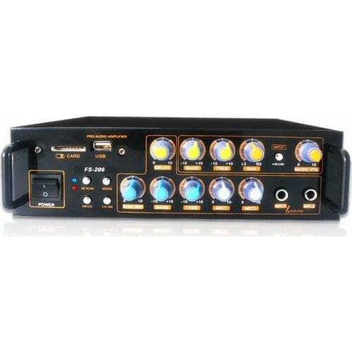 Iutdoor System Sound Mixer Digital Karaoke Power Amplifier