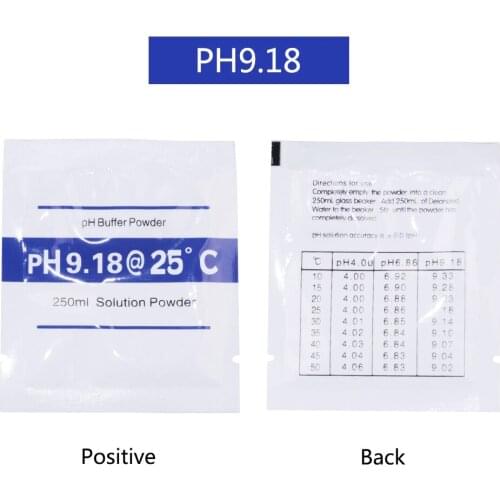 3pcs/lot Ph Buffer Powder For Ph Test Meter 4.00/ 6.86 /9.18 Calibration Powder Set to Calibrate PH Meter