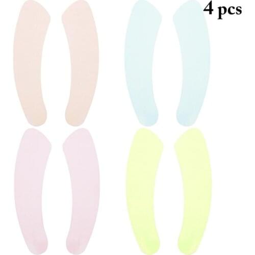 4Pairs Toilet Cushion Pastes Reusable Thicker Solid Color Toilet Pad Covers Toilet Seat Cover for Home