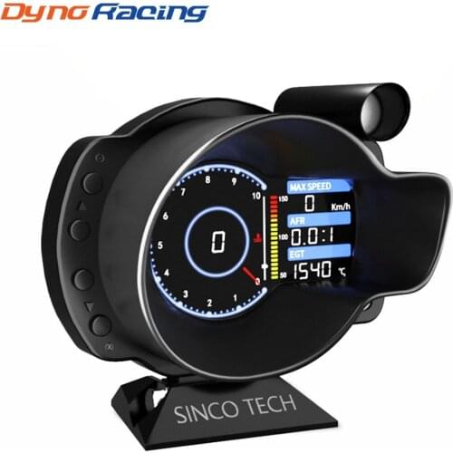 Racing OBD2 Head Up Display Car Digital Boost Gauge Voltage Speed RPM Water Oil Temp EGT AFR Car Meter Dashboard Alarm DO916