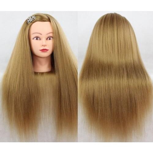 Free Shipping!! New Style Training Head With Hair For Hairdresser Fashionable On Sale