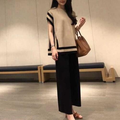 Trouser Suits Sweater Tracksuit Korean Style Fashion Sportswear Oversize Summer 2021 New Plus Size Loose Fit