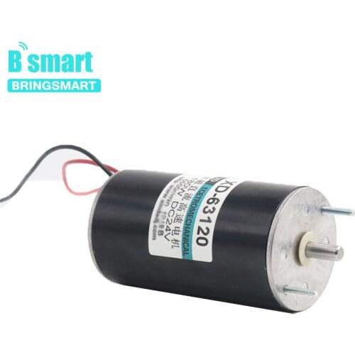 Bringsmart 12V24V DC Motor 180W High Speed Motor Positive and Negative Low Noise Micro DC Motor Lawn mower .etc.XD-63120