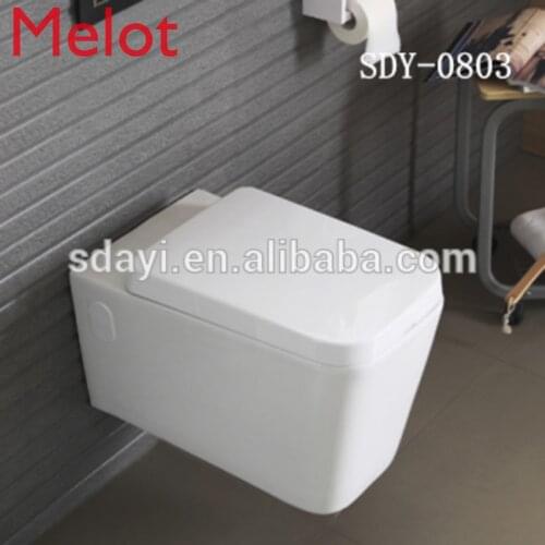 Ceramic sanitary ware wc wall mounted indian human toilet bowl