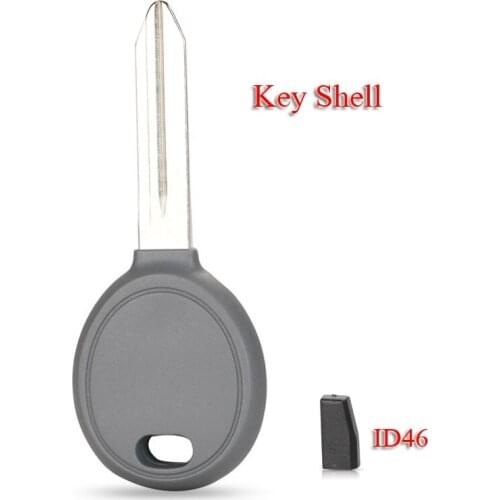 Kutery Remote Car Key Shell For Dodge Sebring Magnum Durango Jeep Chrysler Town Country With ID46 Chip Key Case Fob Cover