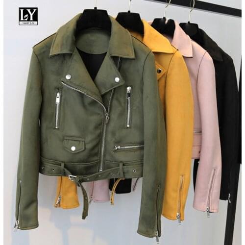 Женские замшевые куртки LY VAREY LIN China At AliExpress