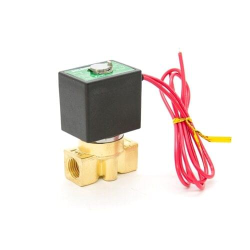 2/2 way Bistable latching solenoid valve G1/4 / G1/8 orifice 2mm direct acting type brass pulse small valve