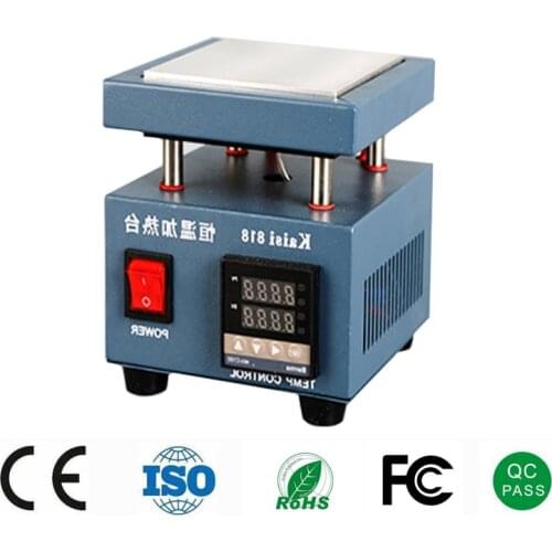 Kaisi 818 Heating Station Constant Temperature Heating Plate For Disassemble LED Lamp beads /PCB Chips/Mobile Phone Frame