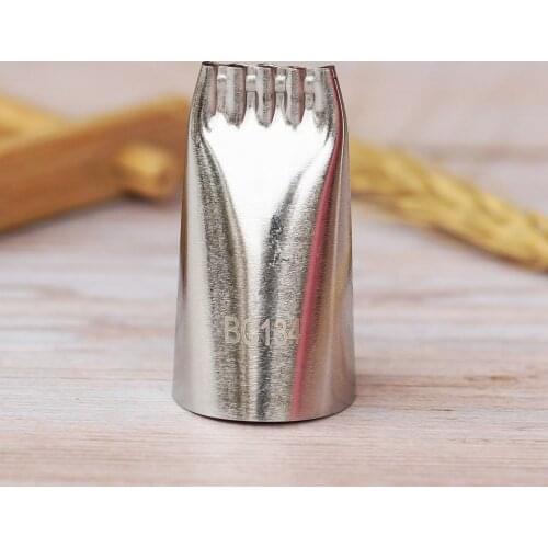 #134 Cake Piping Nozzle Decorating Mouth For Fur Hair Grass Icing Nozzles Seamless Icing Tips Tube Pastry Tools