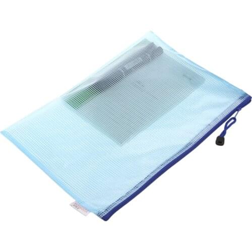2021 New Document Bag A3 Size Zipper File Pocket Storage School Office Supply Waterproof