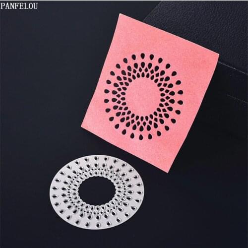 PANFELOU Easter Polka dots Scrapbooking DIY album cards paper die metal craft stencils punch cuts dies cutting