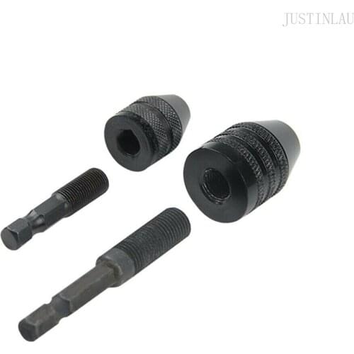 WARMMIKI 1/4" Inch Keyless Drill Bit Chuck Quick Change Adapter Converter Hex Shank 6.35mm Drill Chuck