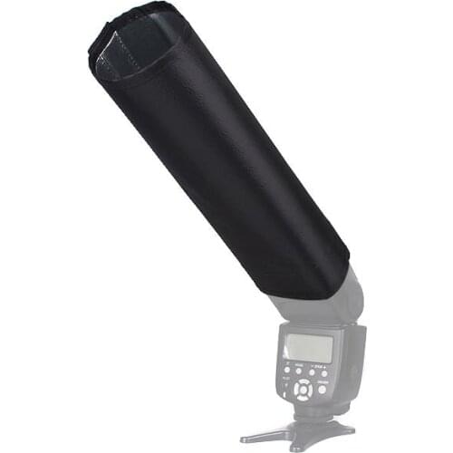 Flash Diffuser Foldable Spotlighting Cloth Bender Light Beam Snoot Softbox Tube for Nikon Canon Yongnuo Speedlite Flash