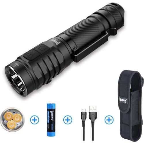 WUBEN TO46R high color flashlight Led flashlight 1000 lumens IP68 with rechargeable 18650 Li-ion battery