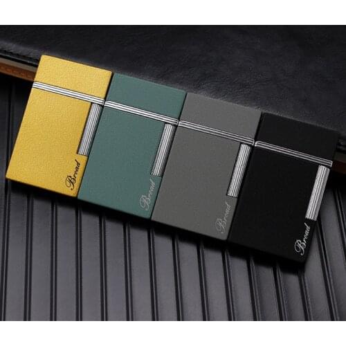 Loudly Grinding Wheel Lighter Butane Flame Mini Metal Gas Lighters 1300C Jet Gadgets for Men Smoking Accessories