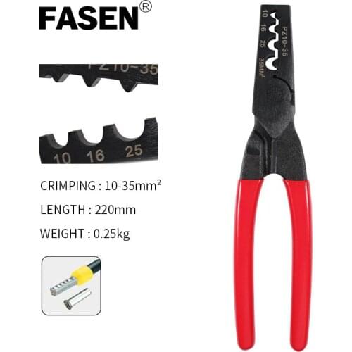 0.5-35mm germany style small crimping pliers for Cable End Sleeves tube terminals clamp electrical Bootlace VE Crimping Tools