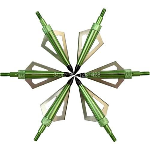 12Pcs 125Grains Arrow Broadhead Point 3 Blades Arrows Head for Hunting Beast Bow Archery Outdoor Sport Free Shipping