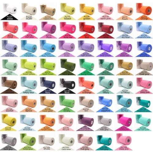 15cm 100Yards Tulle Roll Fabric Spool DIY Tutu Skirt Party Birthday Gift Wrap Wedding Baby Shower Table Decor Party Favors