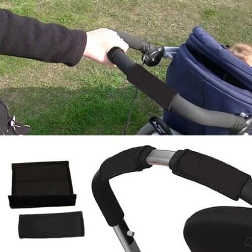 2pcs/Set New Baby Pram Handle Baby Stroller Armrest Protective Cover for boys and girls A048
