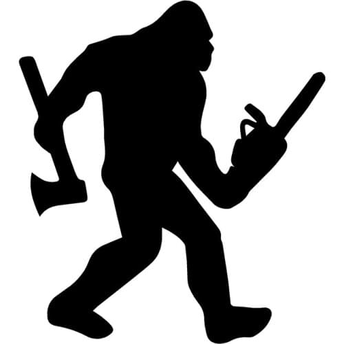 40615# Die-Cut Vinyl Decal Bigfoot Car Sticker Waterproof Auto Decors on Car Body Bumper Rear Window