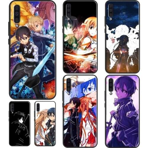 Sword Art Online Kirito Asuna SAO Phone Case For Samsung A12 A32 A42 A52 A72 A10 A20 A30 S A40 A50 A70 A31 A51 A71 A20e A21S