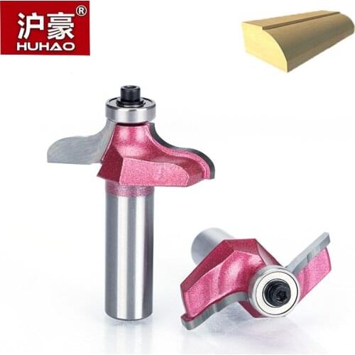 HUHAO 1/2" Shank Endmill Router Bit for Wood Tunsten Steel Milling Cutter Drawer Panel Line Cutter CNC Woodworking Carving Tool